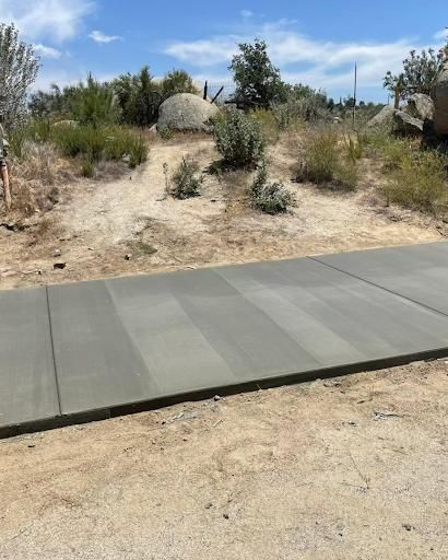 Sidewalk Installation for David Cordrey Concrete Construction in Hemet, CA