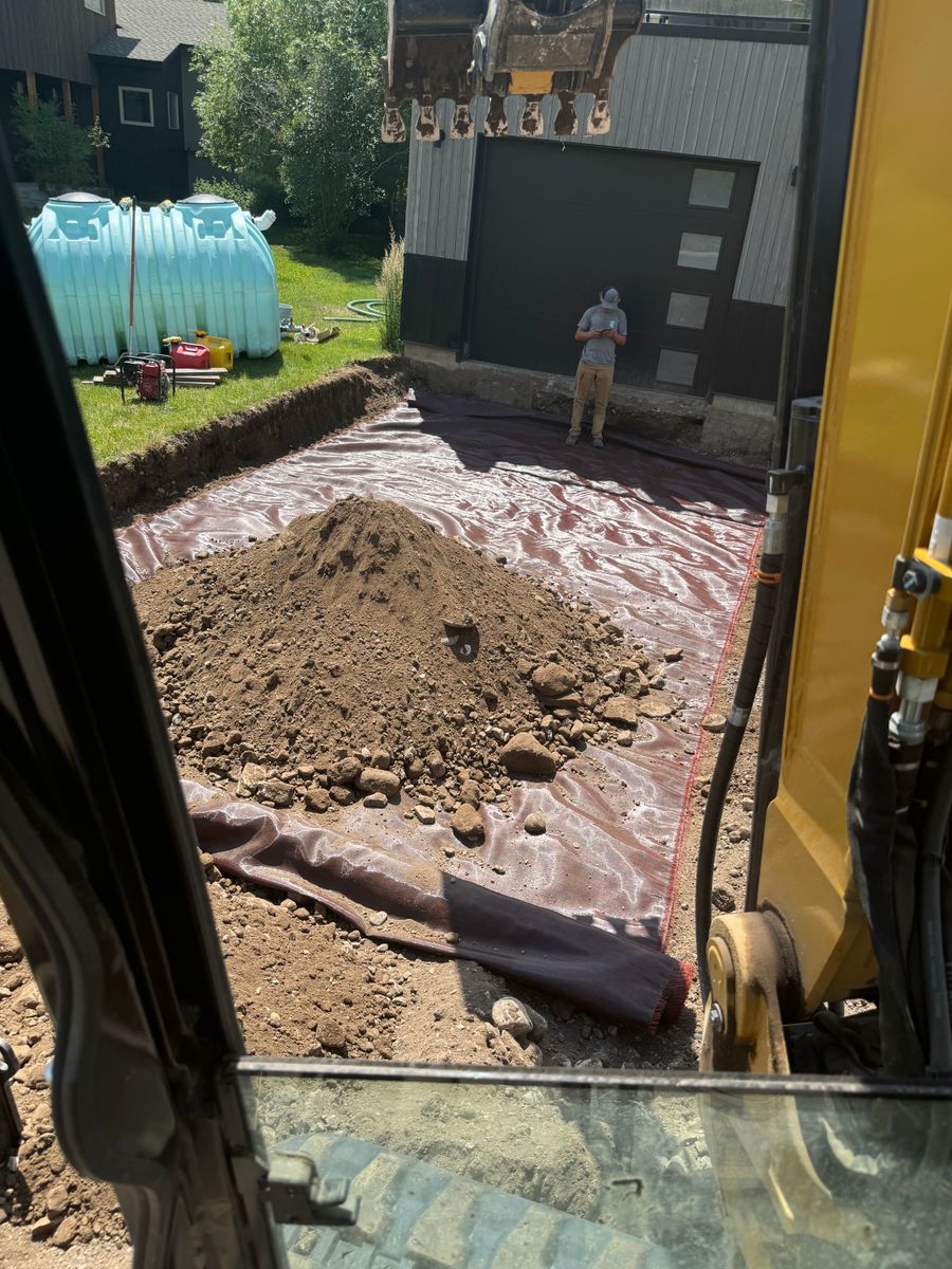 Site Grading for Hansen Earth Works in Jackson, WY