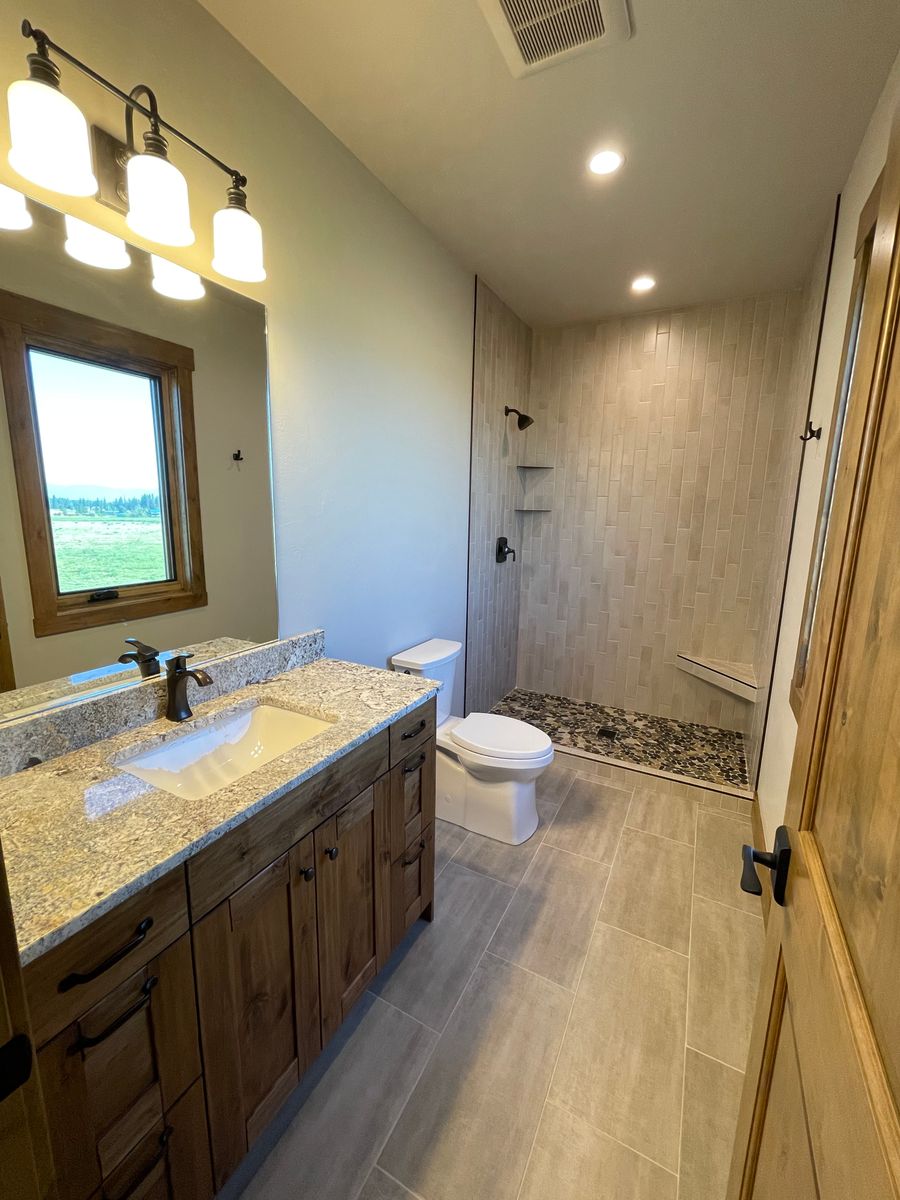 Bathroom Renovation for Holden Custom Homes in Kalispell, MT