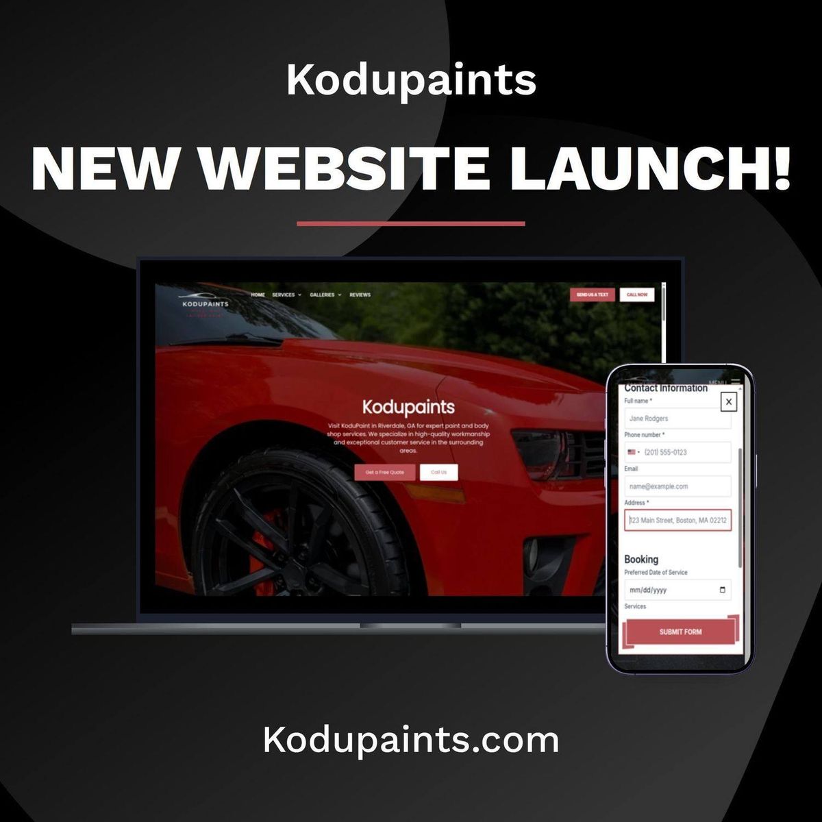 Custom Automotive Paint for Kodupaints in Riverdale, GA