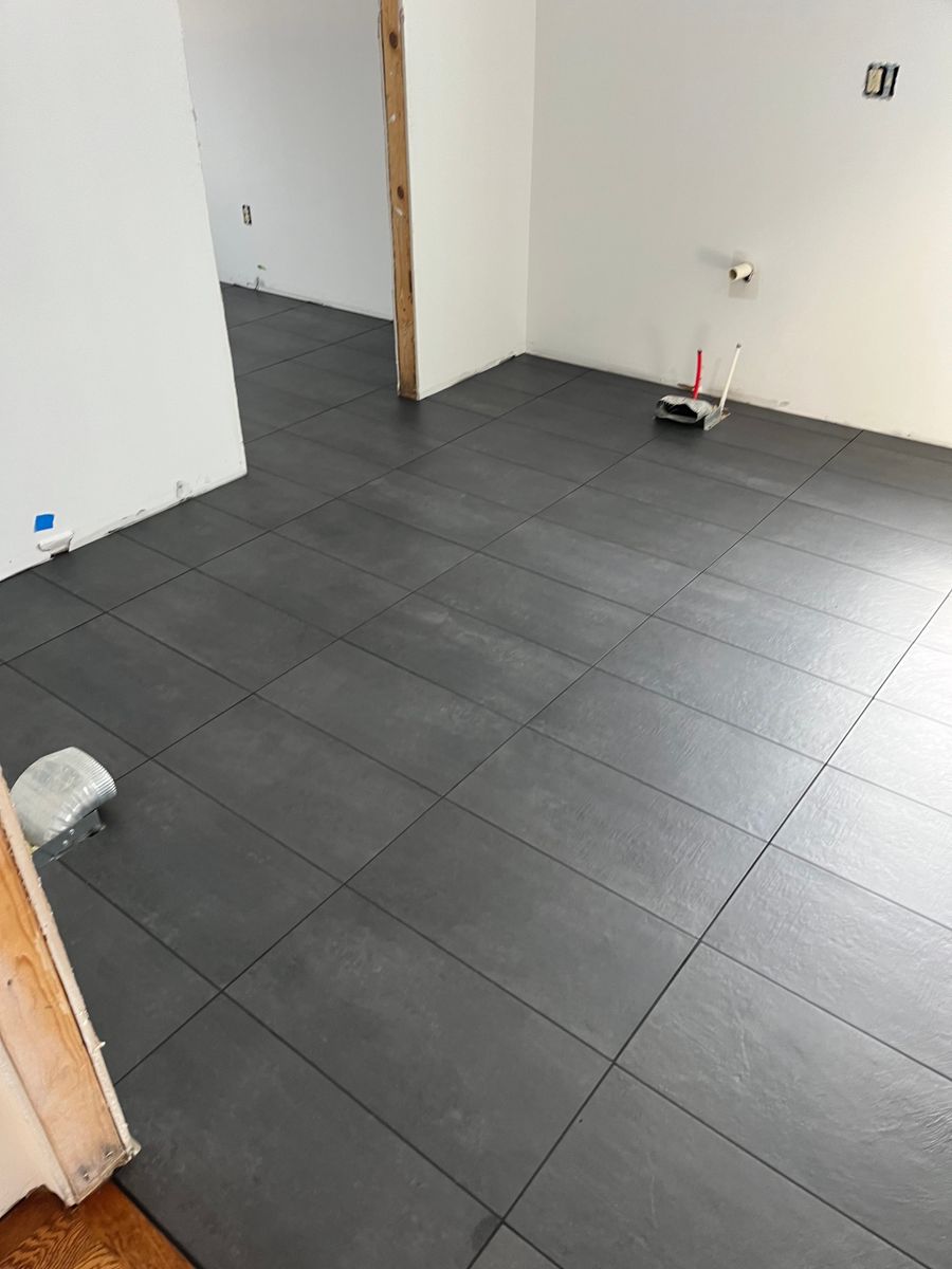 Tile Installation for PW Designs in Grand Blanc, MI