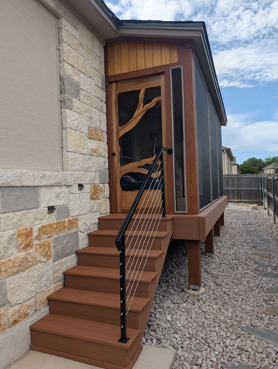 Deck & Patio Installation for Arrowhead Building Co. LLC in Highland Lakes, TX