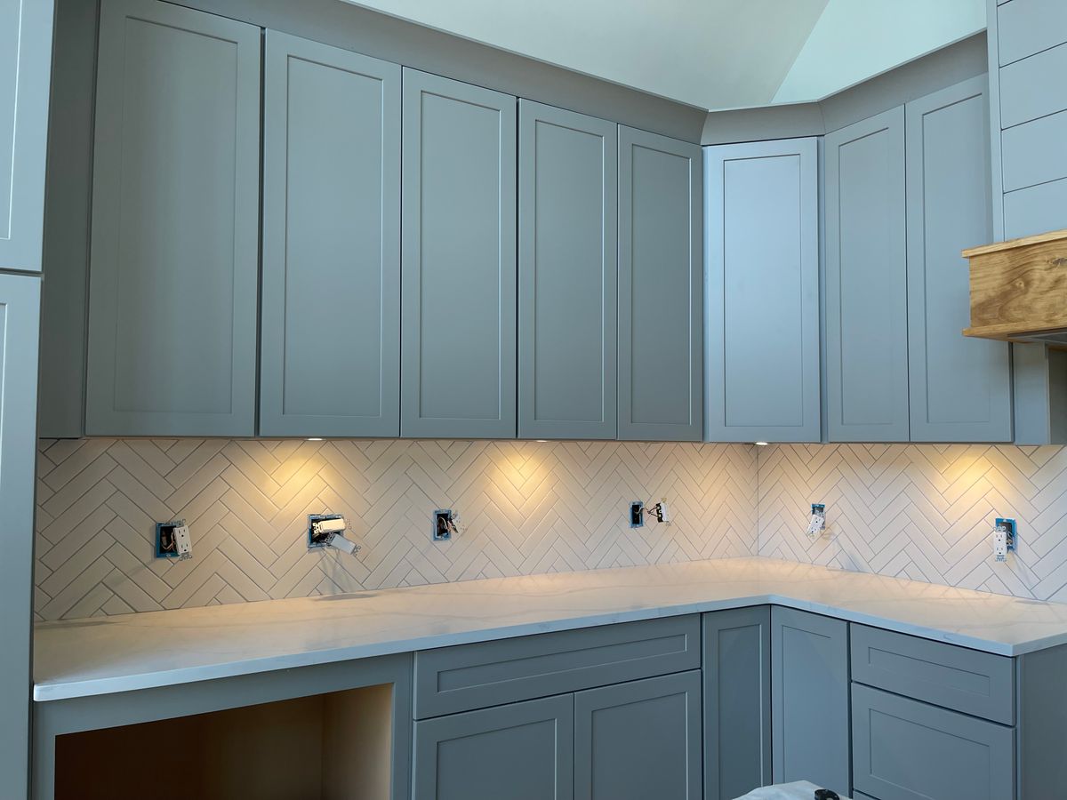 Kitchen Backsplash Installation for The Carpenter’s Touch in Fall River, MA