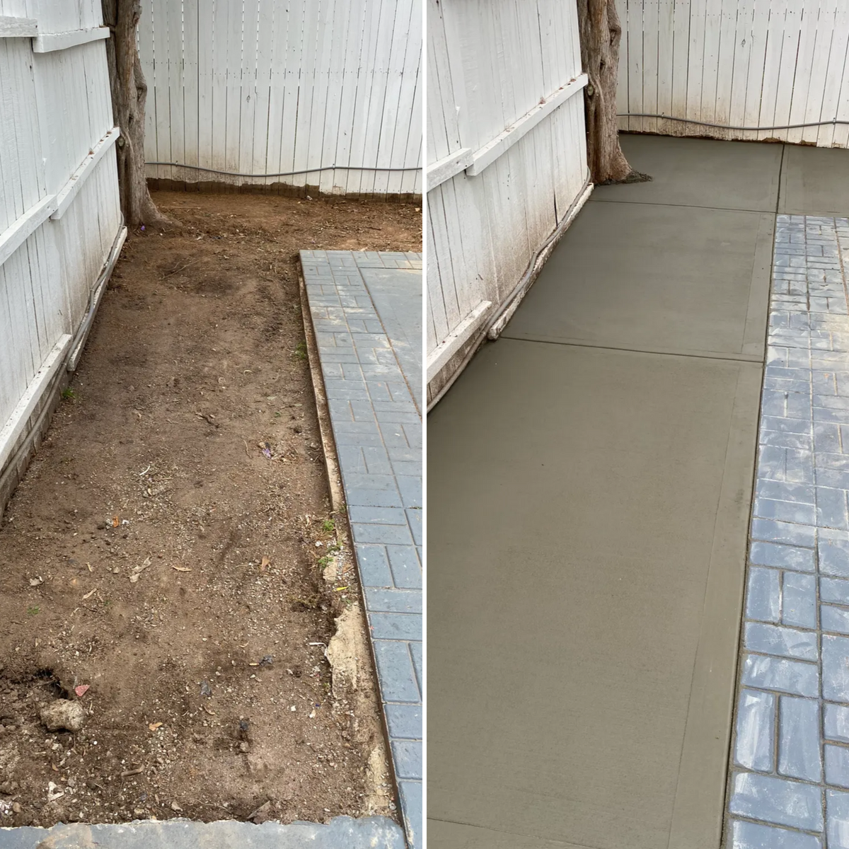 Concrete Install for Cisco Kid Landscaping Inc. in Lincolnton, NC