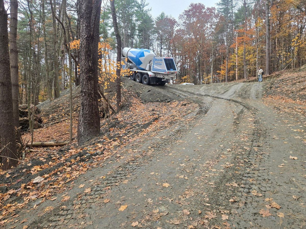 Foundation Digging for MJS Excavating in Hardwick, MA