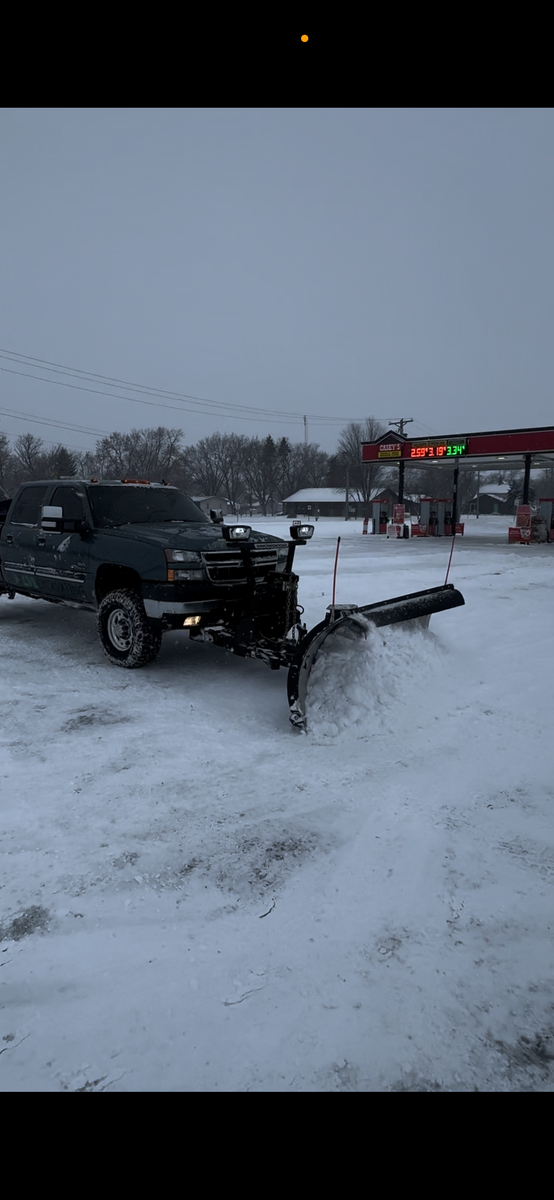 Snow removal for NXT LVL Excavating in New London, MN