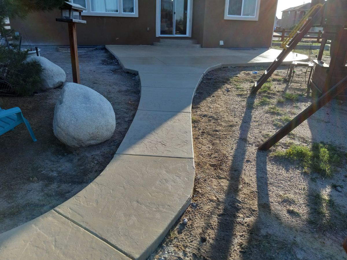 Sidewalk Installation for Co Custom Concrete and Overlays in Colorado Springs, CO