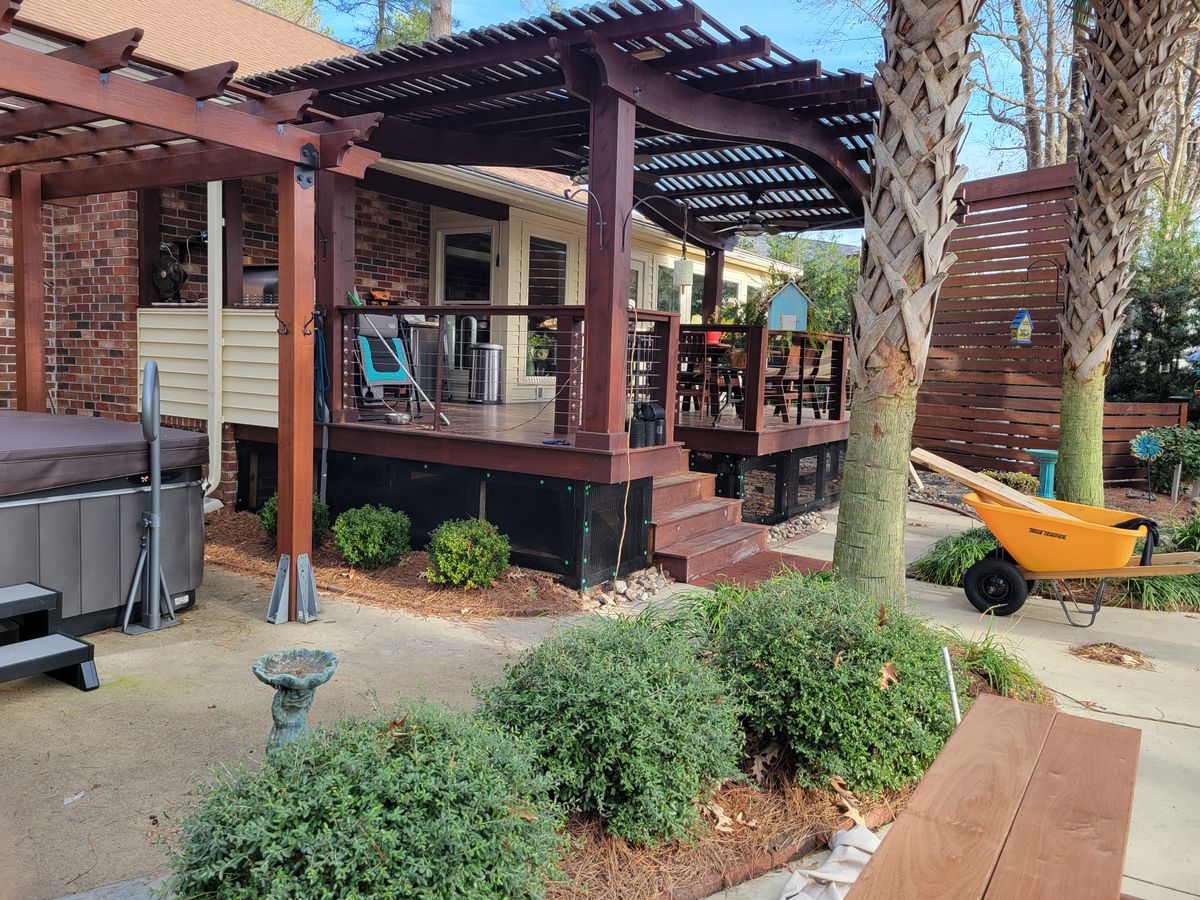 Deck & Patio Installation for GVL Renovations in Greenville, SC