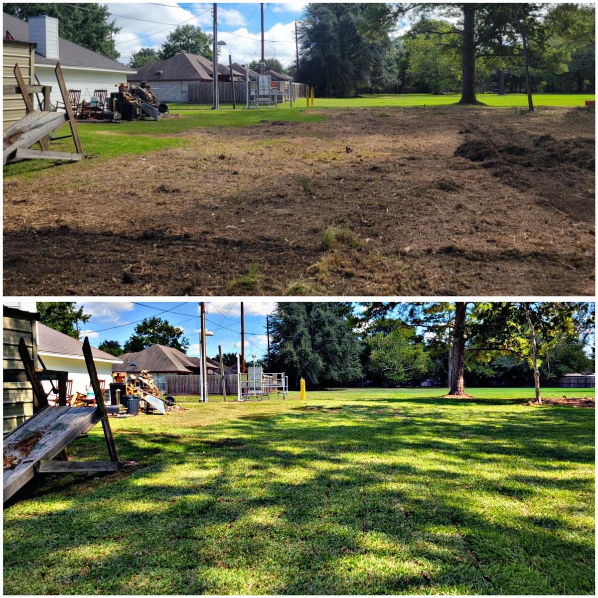 Sod Installation for JT’s Landscaping in Tyler County, TX