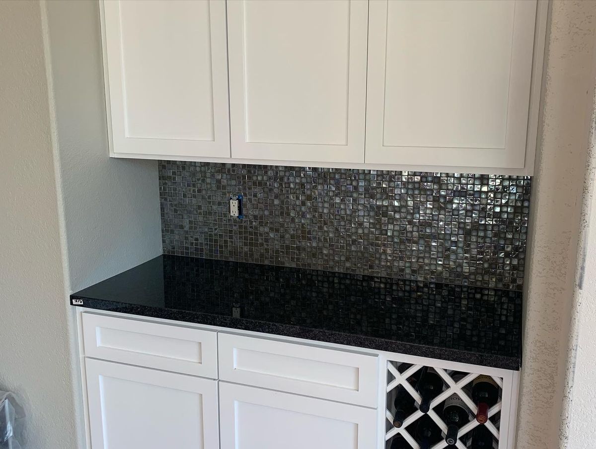 Kitchen Backsplash Tiling for Bitterroot Remodels inc. in Stevensville, MT