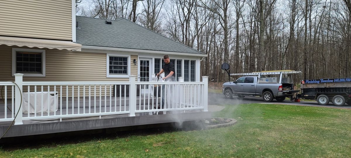 Power washing for Finishing Touches in Pine Bush, NY