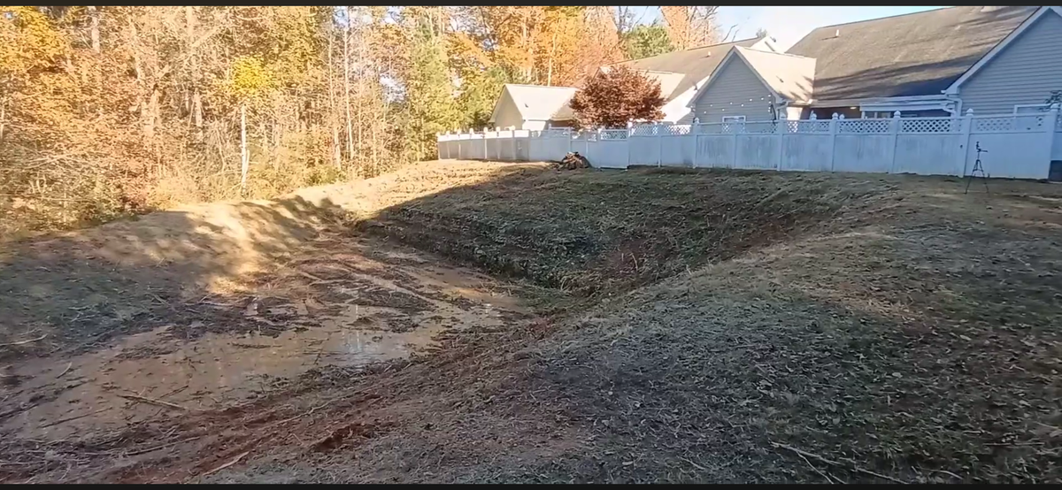 Retention Ponds and Dam banks for Mountain Goat Land Management in Galax, VA