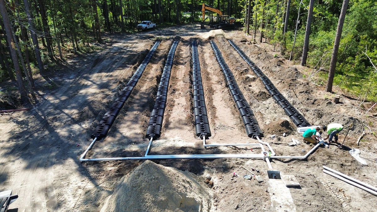 Trenching for Beards Creek Construction LLC in Grantsboro, NC