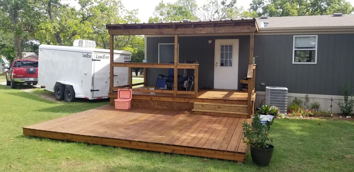 Deck Installation for Stay Humble Construction in Allen, TX