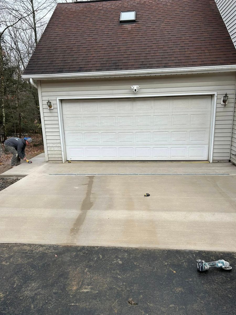 Concrete Slab Construction for Ben’s Concrete Services in Port Matilda, PA