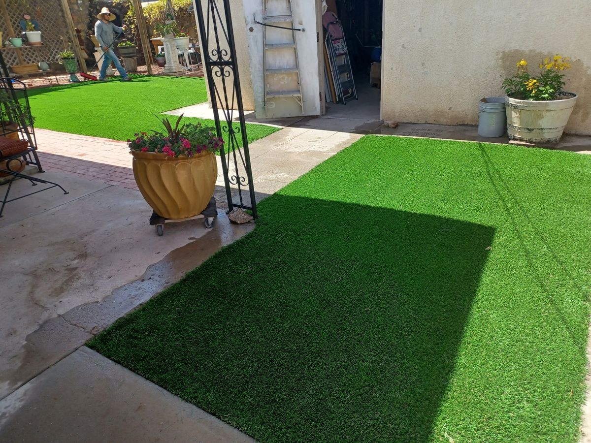 Turf Installation for Oasis Landscaping LLC  in El Paso, TX