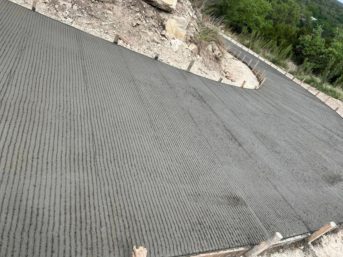 Sidewalk Installation for Merino Concrete Construction LLC in Liberty Hill, TX