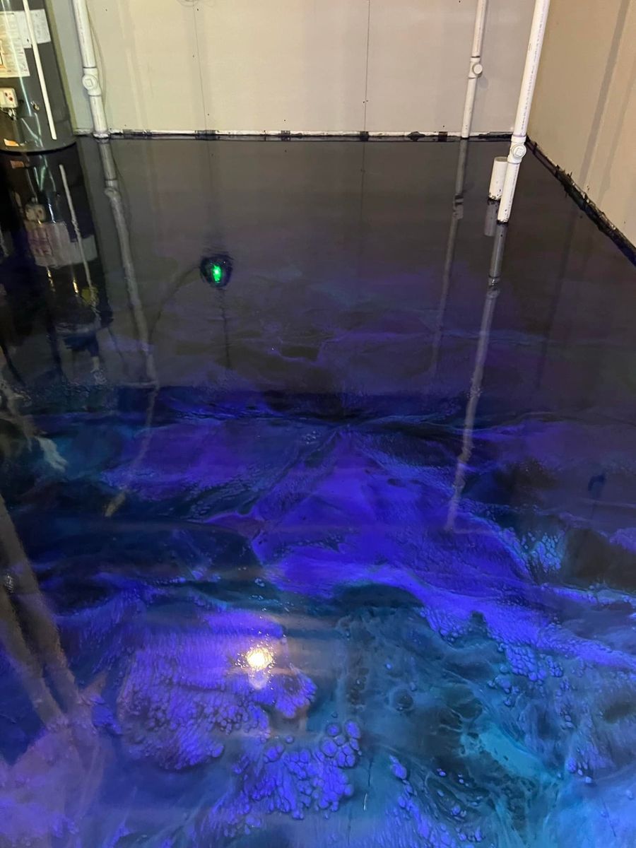 Epoxy Floor Coatings for Texas Curb N Borders in Houston, TX