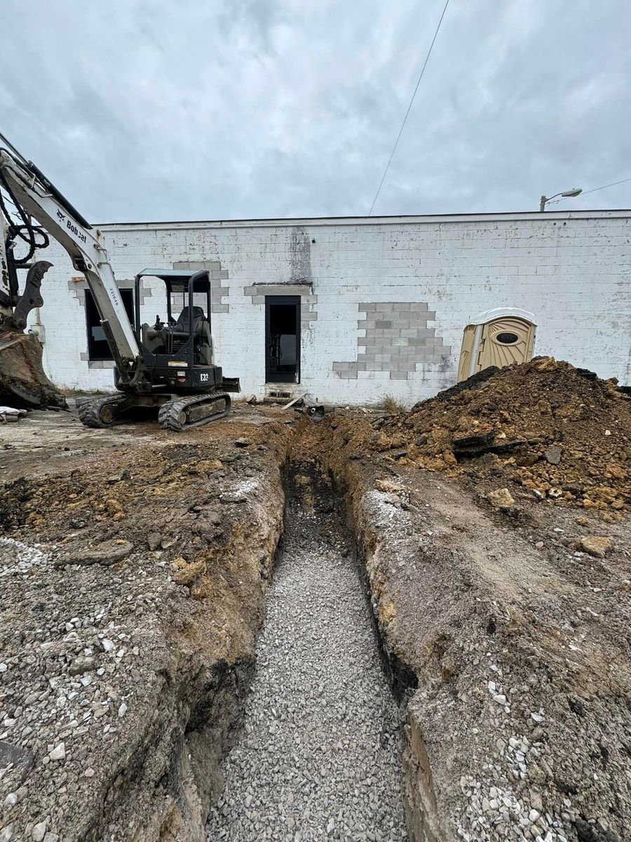 Foundation Digging for F&CO Excavation in Clinton, TN