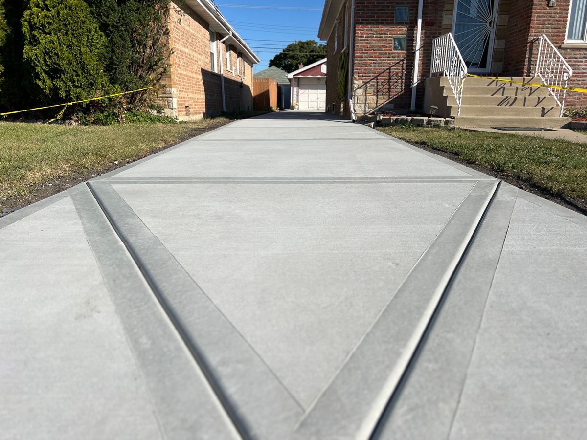 Concrete Driveways for Onyx Concrete Contractors in Chicago, IL