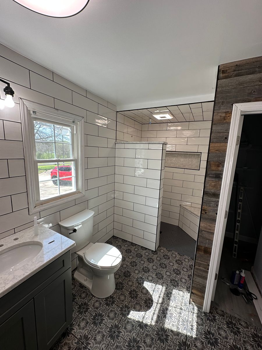 Bathroom Renovation for True North Construction in Randleman, NC