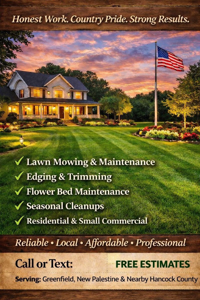 Landscaping for Bearforce Lawn Care LLC in Greenfield, IN
