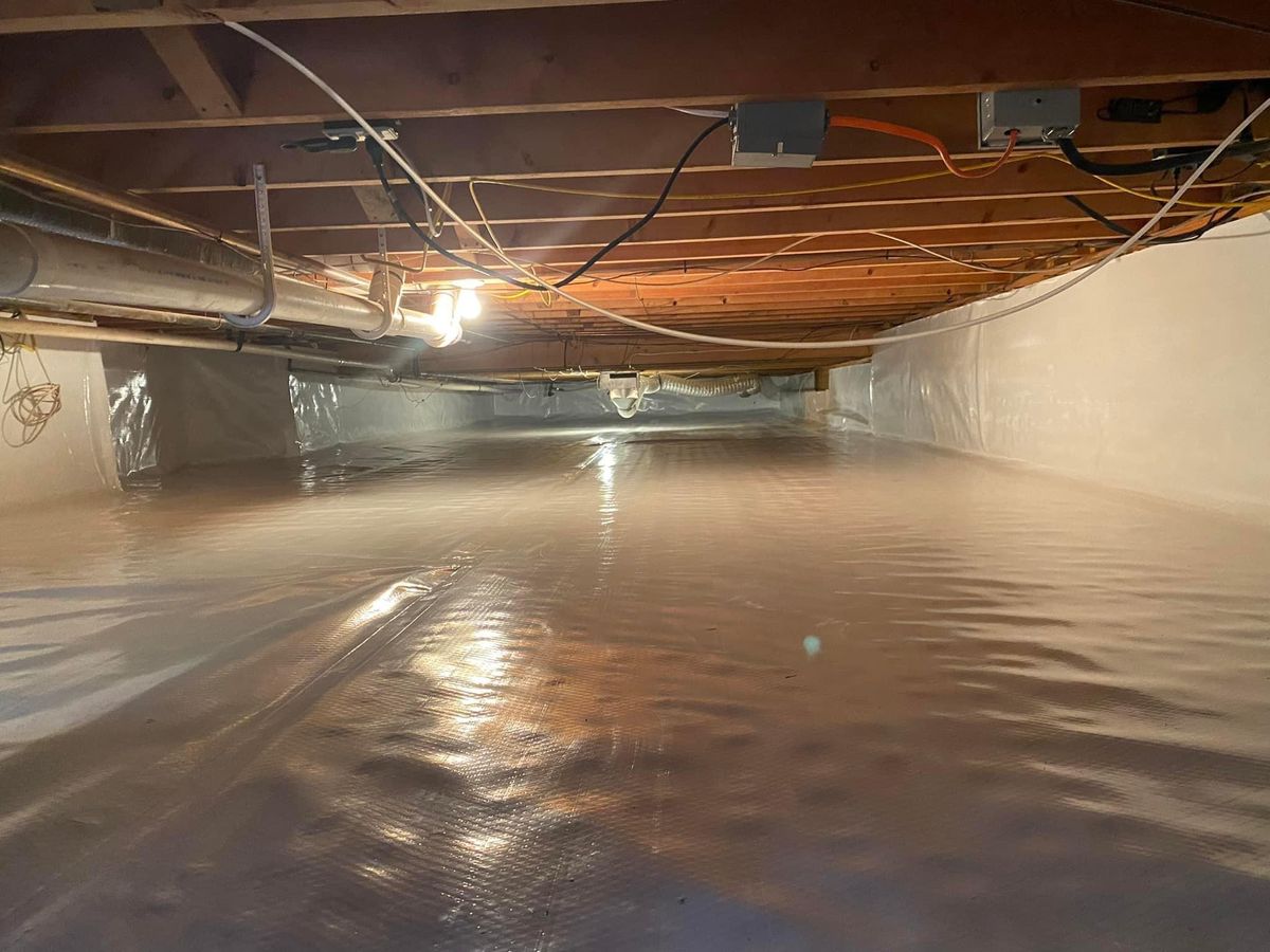 Crawlspace Encapsulation for The Guys Landscaping & Foundation Repairs LLC in Trenton, MI