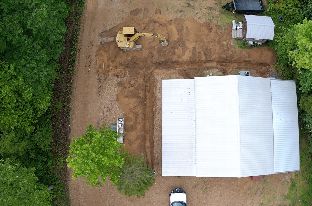 Land Clearing & Dirt Work for JW Johnson Construction in Linden, TN