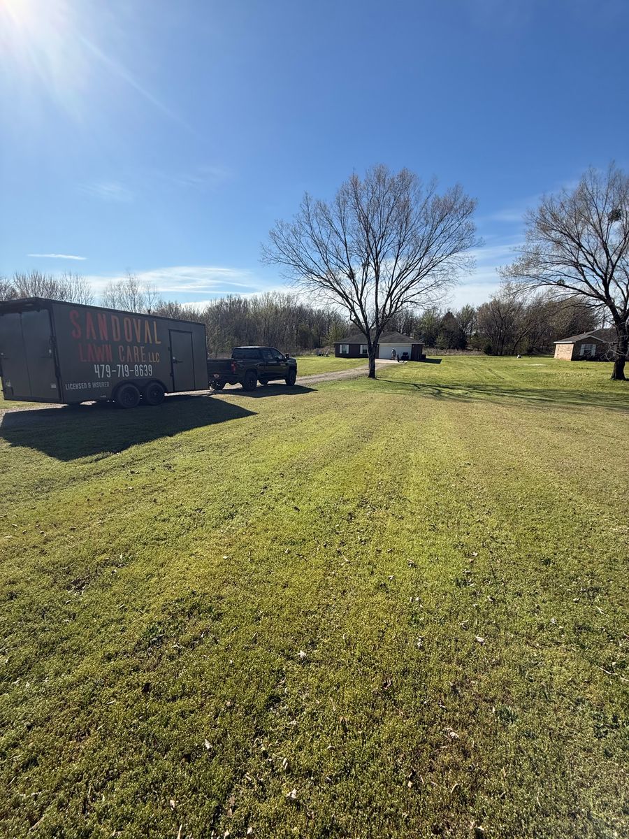 Mowing for Sandoval Lawn Care in Muldrow, OK