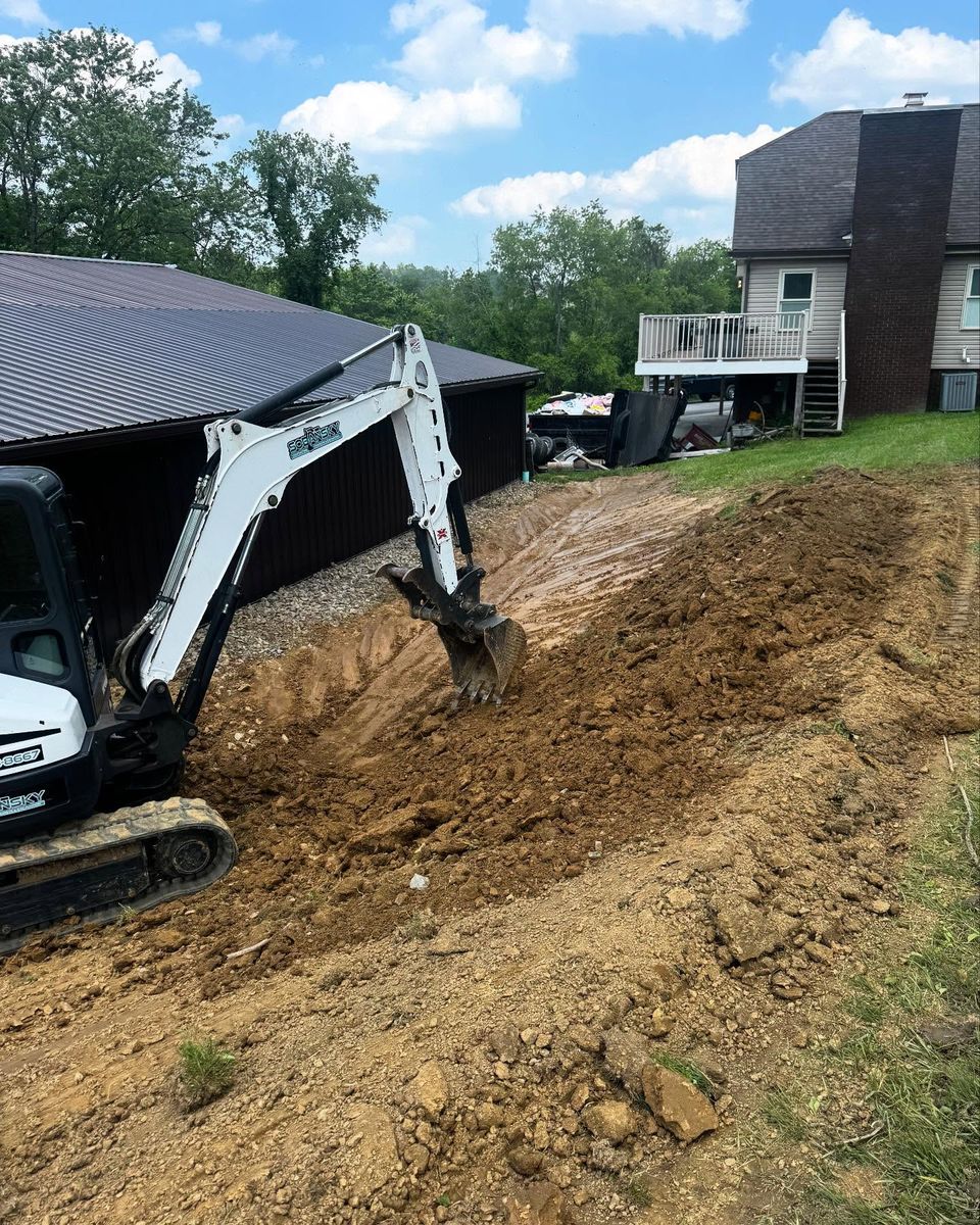 Site Grading for Sobansky Contracting in Canonsburg, PA