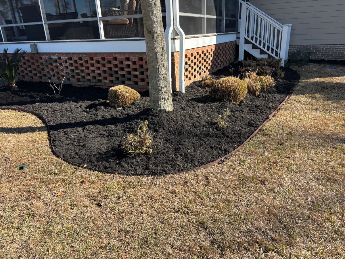 Mulch Installation for Jonathan landscaping in Lexington, South Carolina