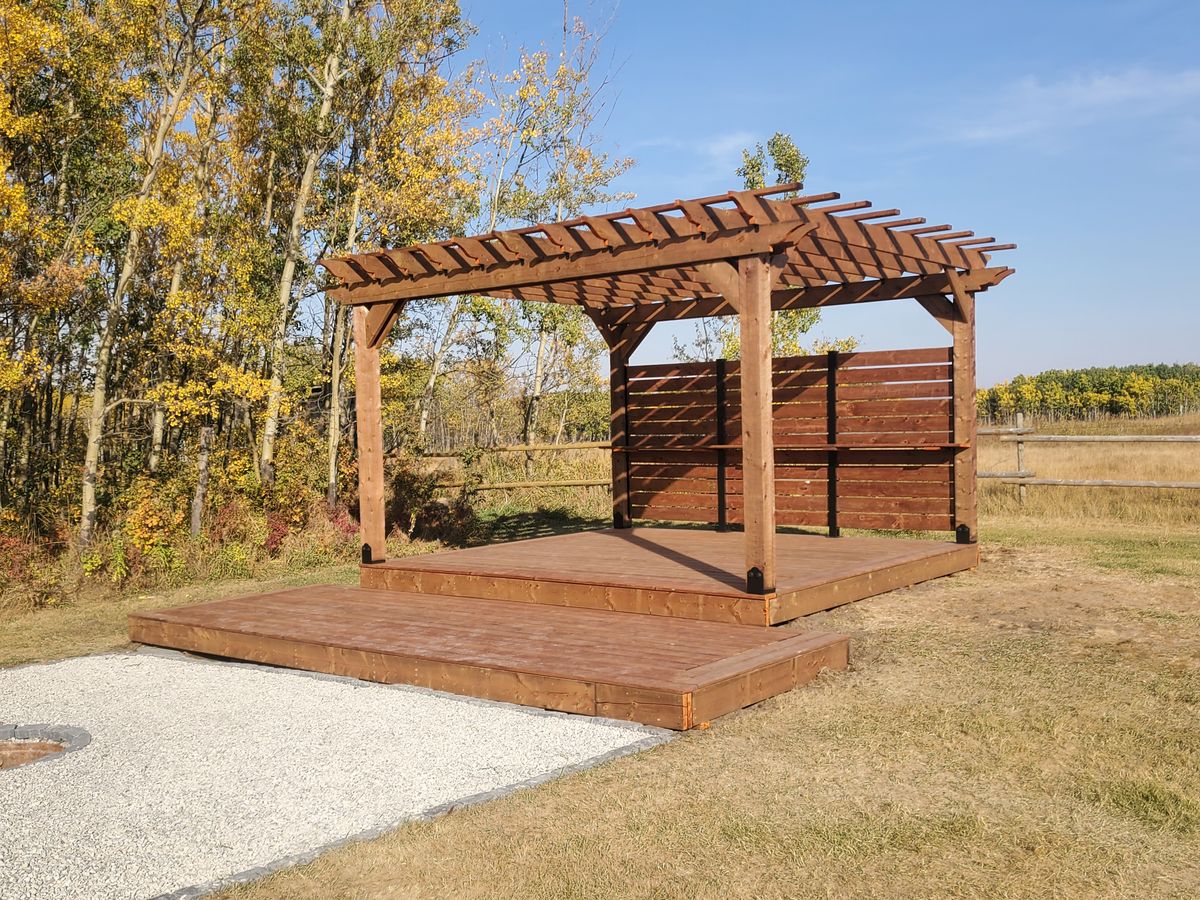 Pergola Installation for Skywalker Contracting Inc.  in , 