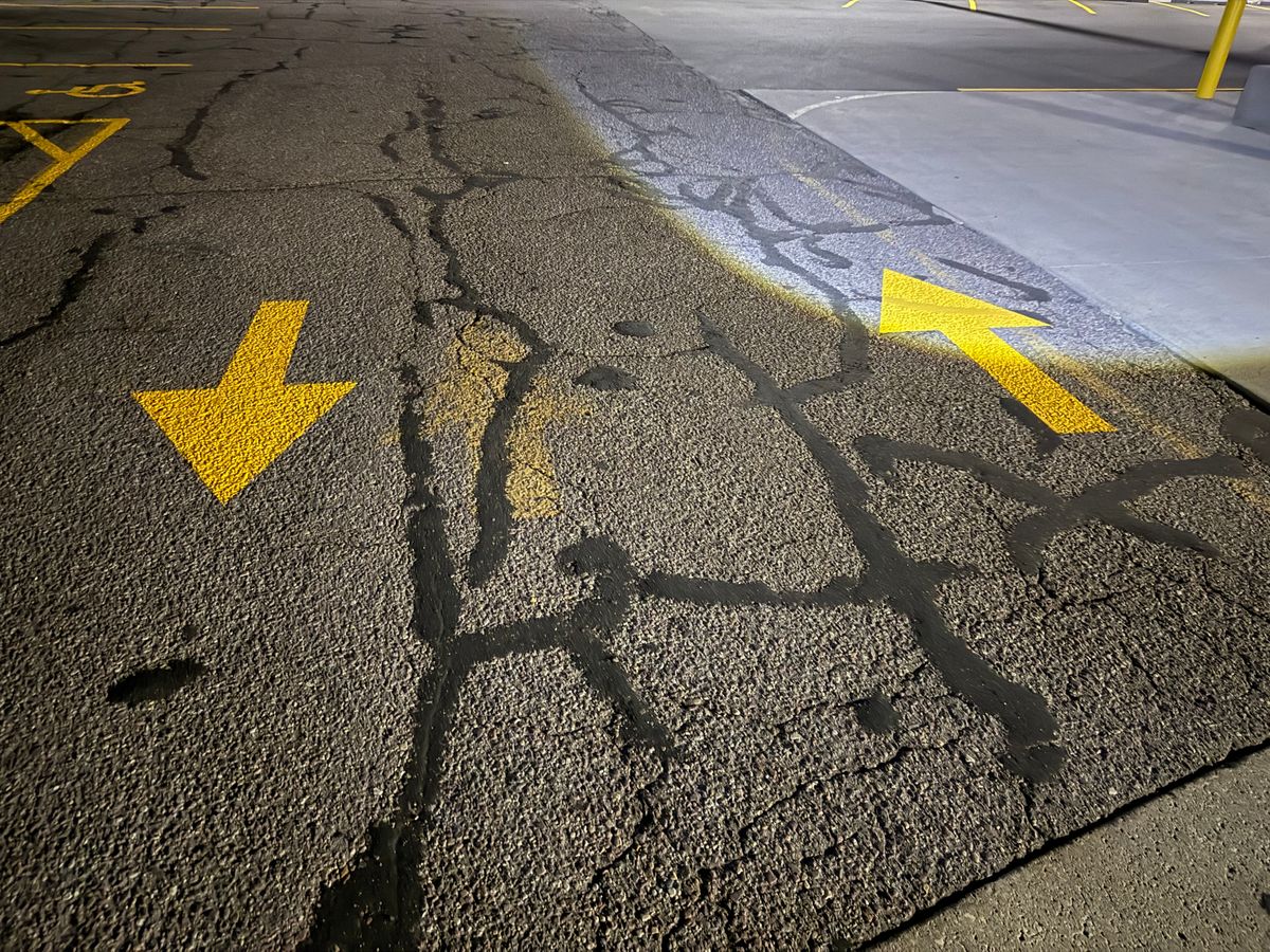 Line Striping for Midwest Line Striping LLC in Spirit Lake, IA