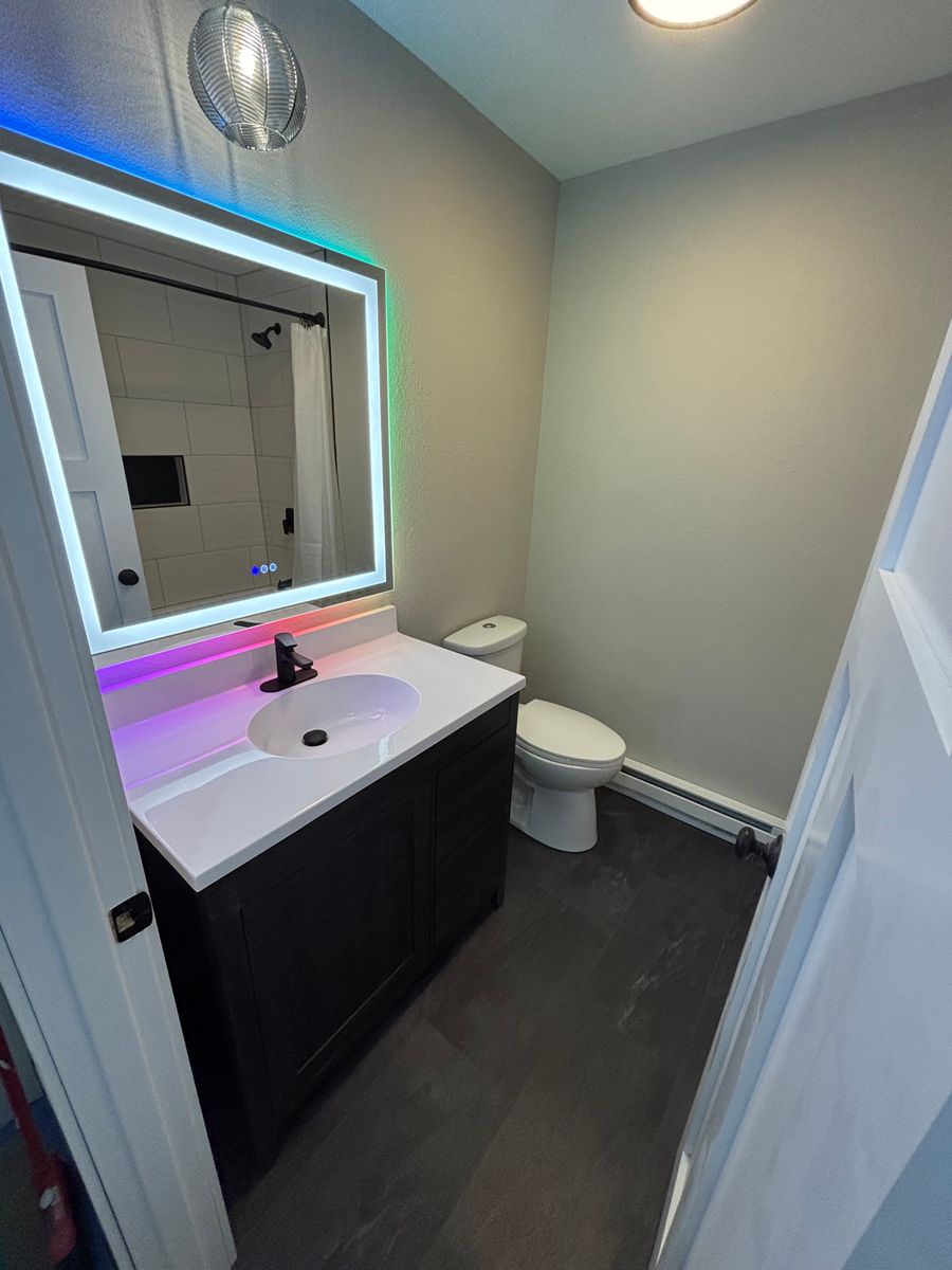 Bathroom Renovation for Gramm Construction in Glendive,  MT