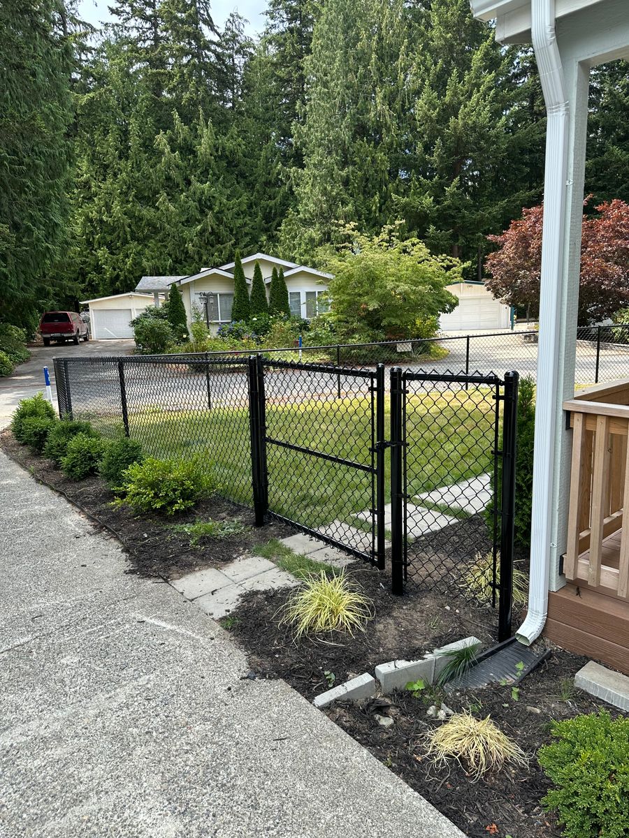 Gate Installation for McBride and Sons Fence in Camano, WA