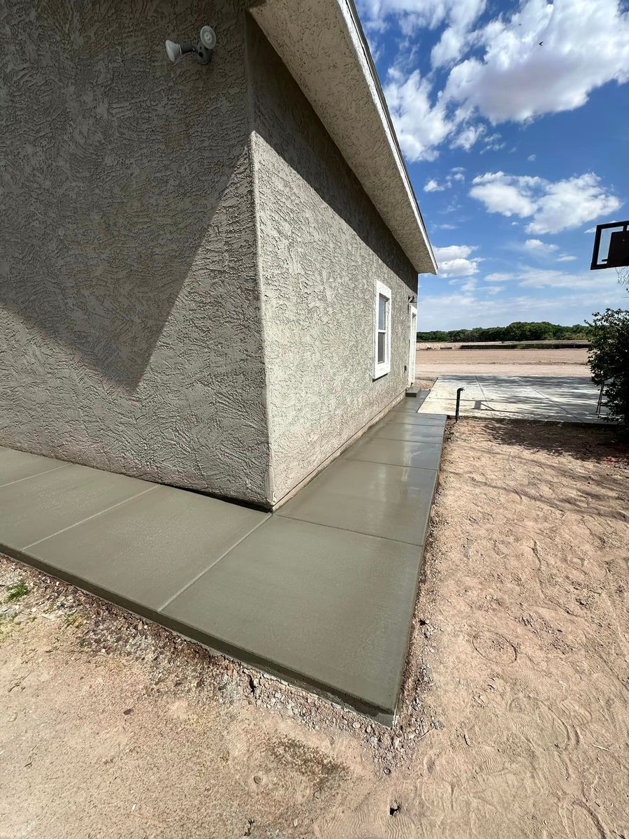 Sidewalk Installation for American Concrete Placement in Camp Verde, AZ