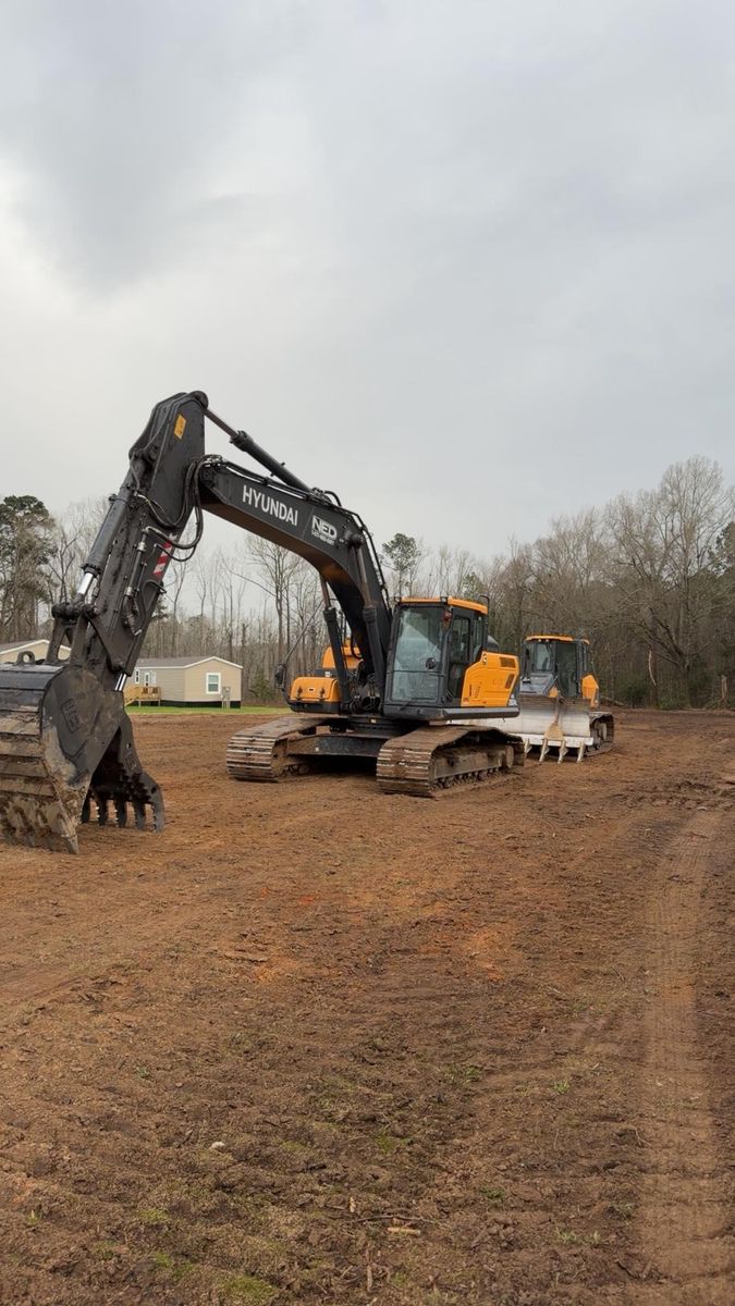 Foundation Excavation for Bryant's Land Services in Forsyth, GA