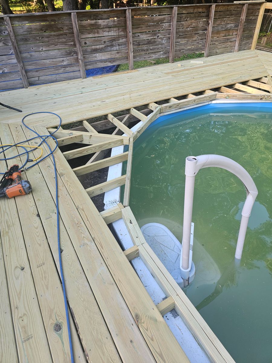 Decking for A&D Home Improvements in Cleveland, TN