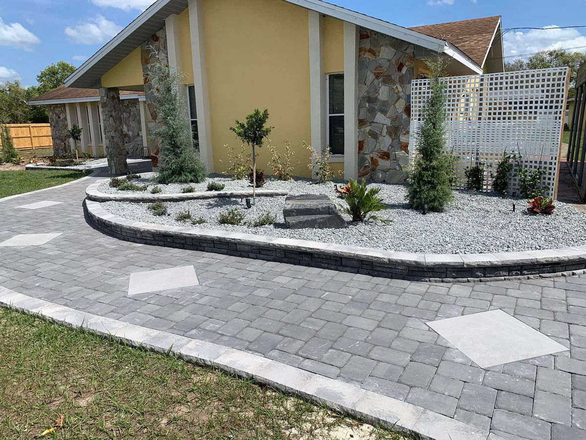 Hardscaping for R.B. & Company in Belleview, FL