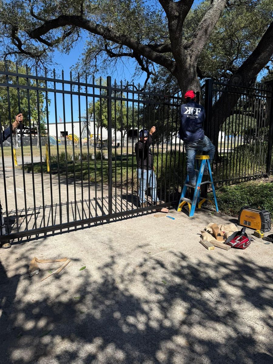 Gate Installation and Access Controls for Kingdom Fence in Houston, TX