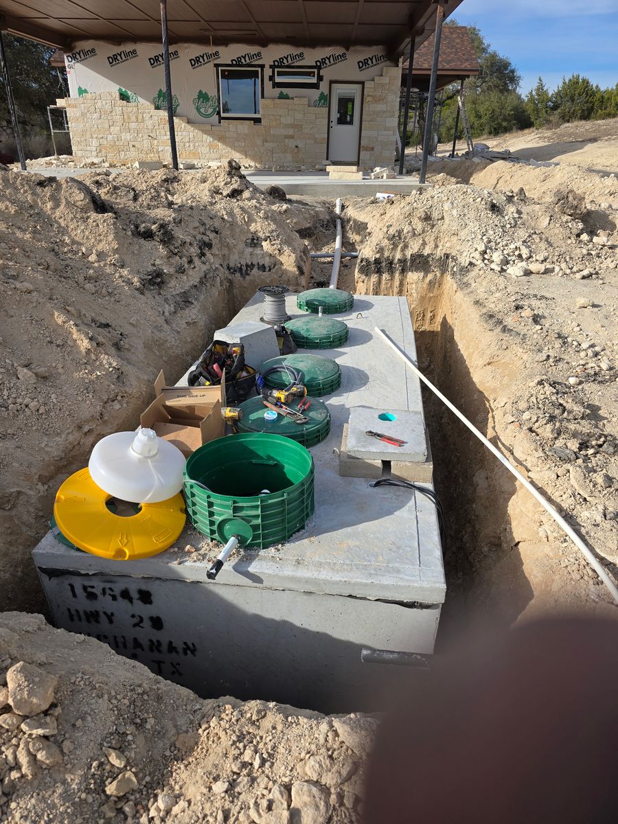 Excavation for Evant Backhoe & Construction in Evant, TX