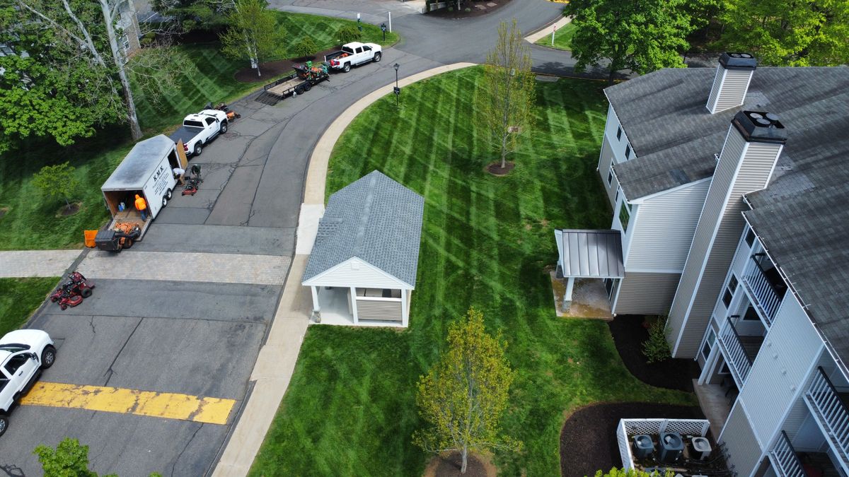 Mowing for KMK Property Maintenance in Berlin, CT