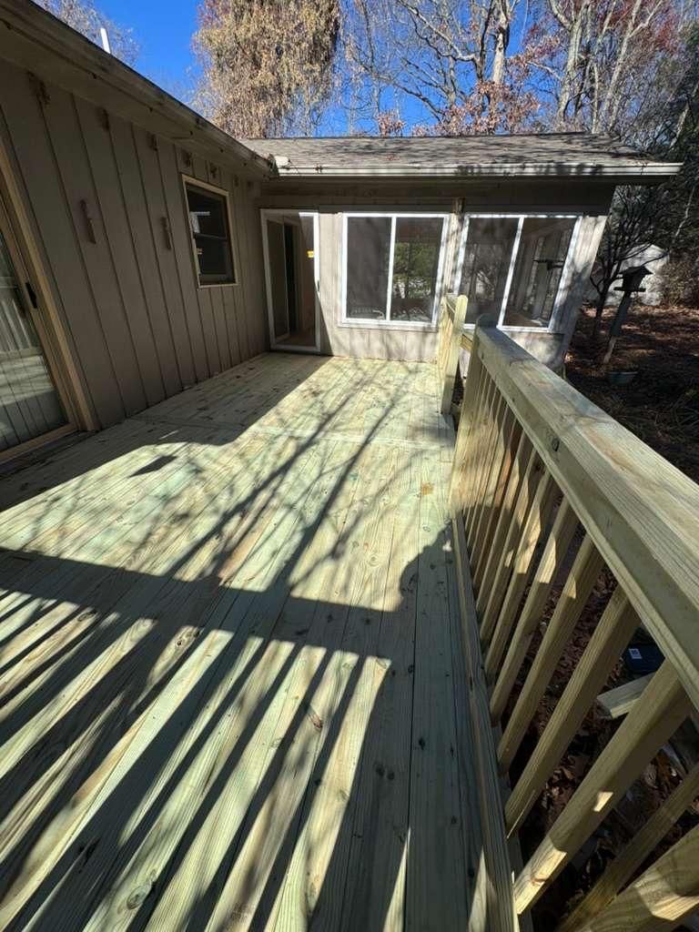 New Deck Construction for Storm Roofing, LLC in Cookeville, TN