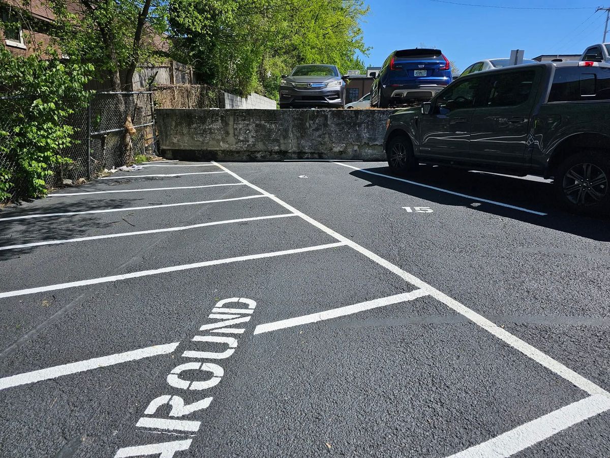 ADA Pavement Markings for Stripe A Lot in Knoxville, TN