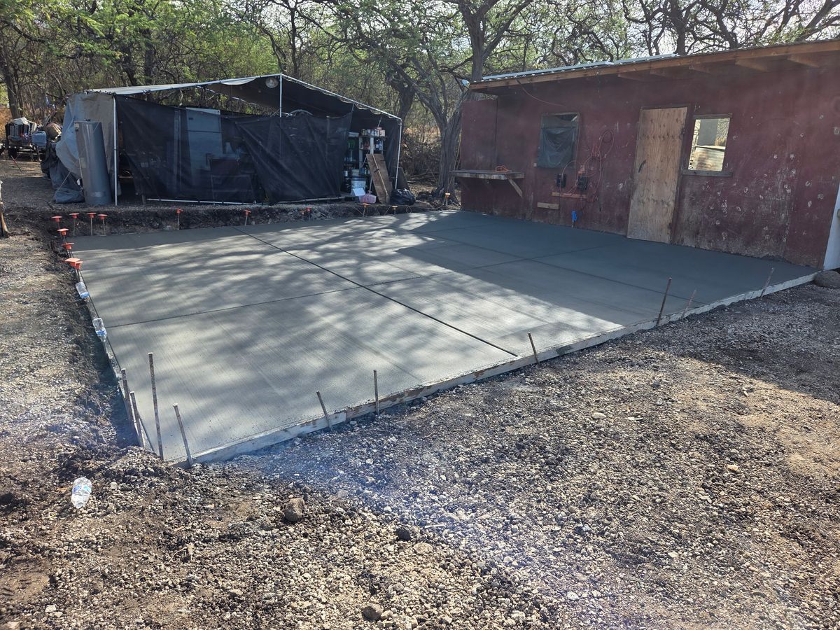 Driveway Construction for C&O Masonry Contractor in Waianae, HI