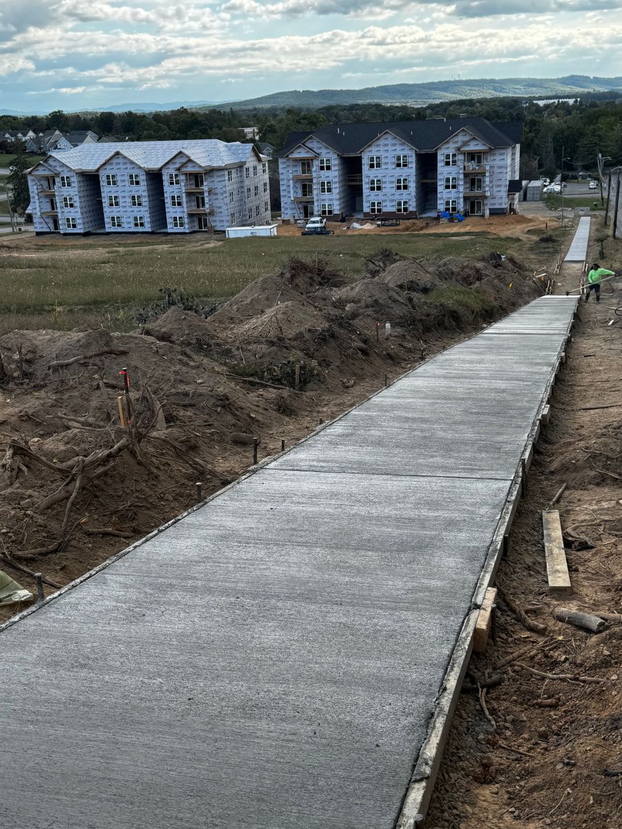 Concrete Slab Construction for The Amazing Concrete in Roanoke, VA