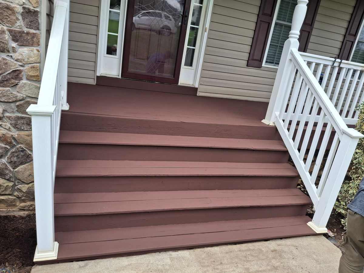 Deck Construction for P Martinez Painting in Salem, VA