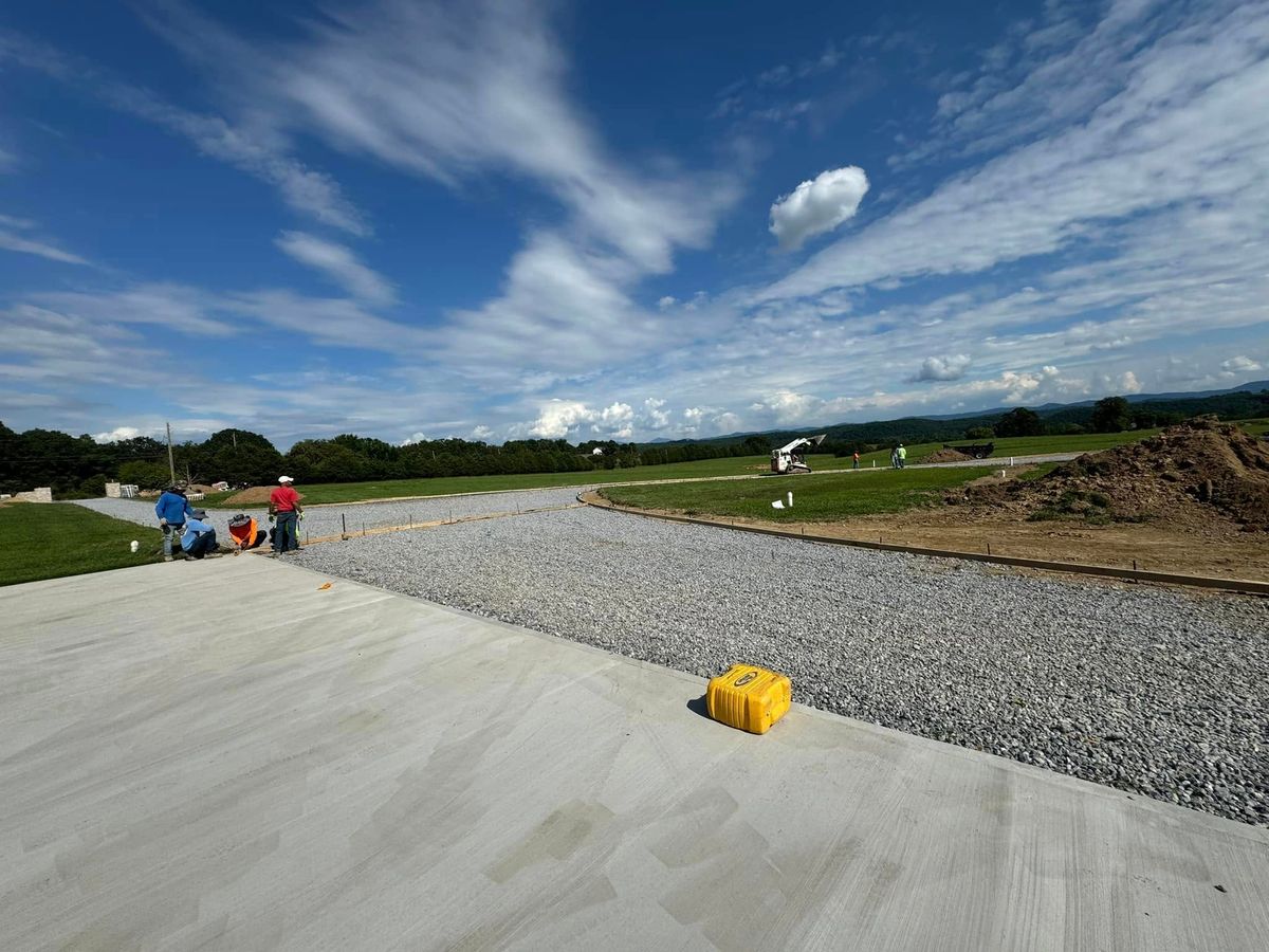Concrete Slab Construction for The Amazing Concrete LLC in Roanoke, VA