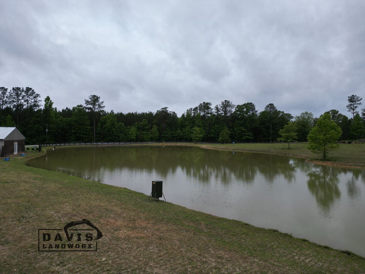 Pond Construction / Repairs for Davis Landworx in Clanton,  AL