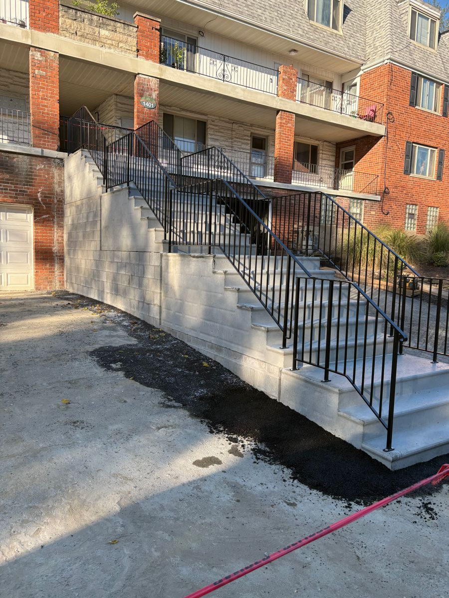 Custom Handrails for Backbone Construction Services in Clinton, PA